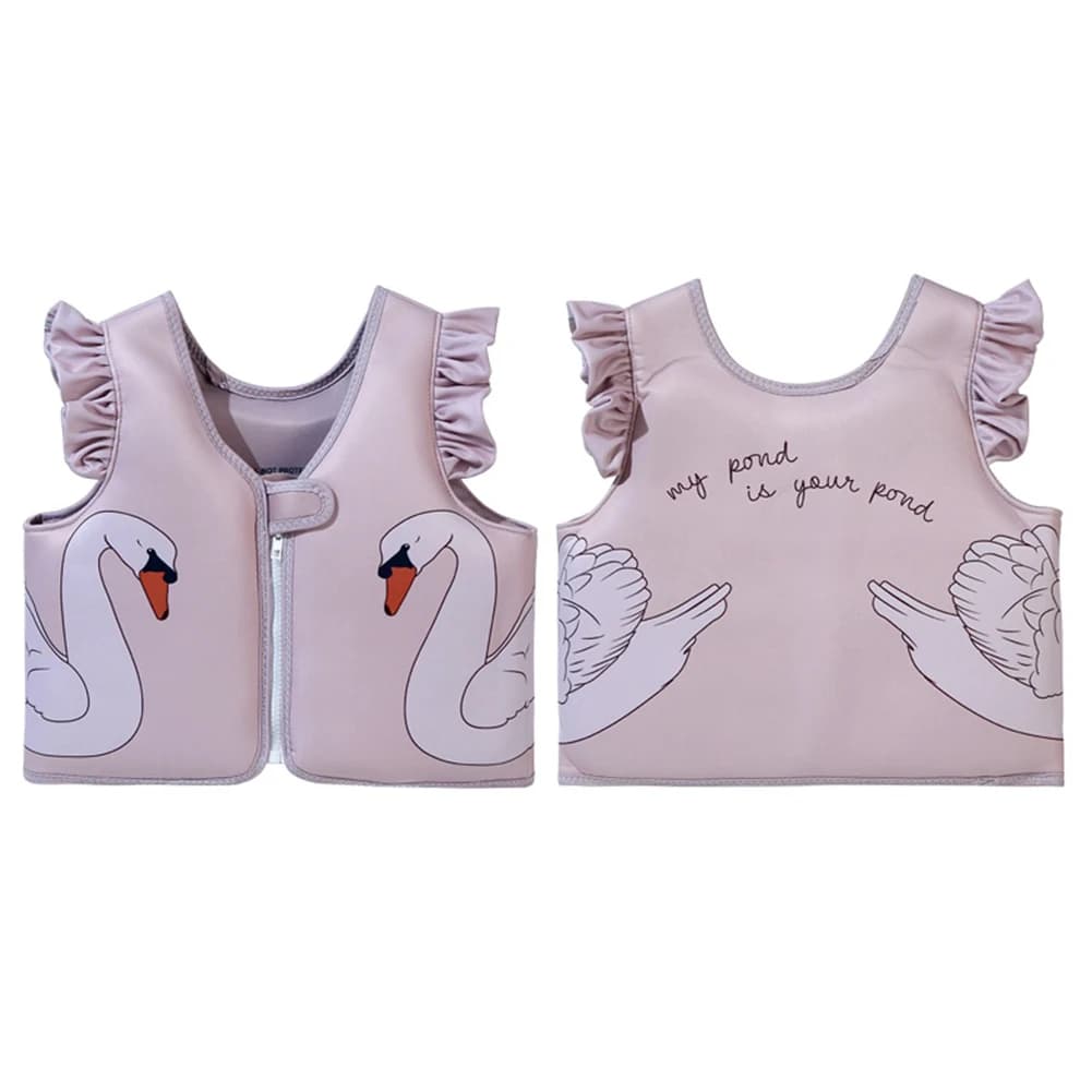 Gilet da nuoto per bambini Gilet da allenamento per il nuoto Gilet di salvataggio per bambini in cartone animato Aiuto per il nuoto Abbigliamento galleggiante Floaties Costume da bagno per piscina