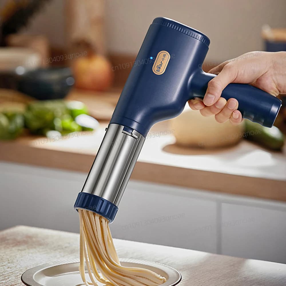 Macchina per pasta elettrica senza fili USB Macchina automatica per pasta e noodle Portatile 3/5 stampi per gadget da cucina domestici ssi