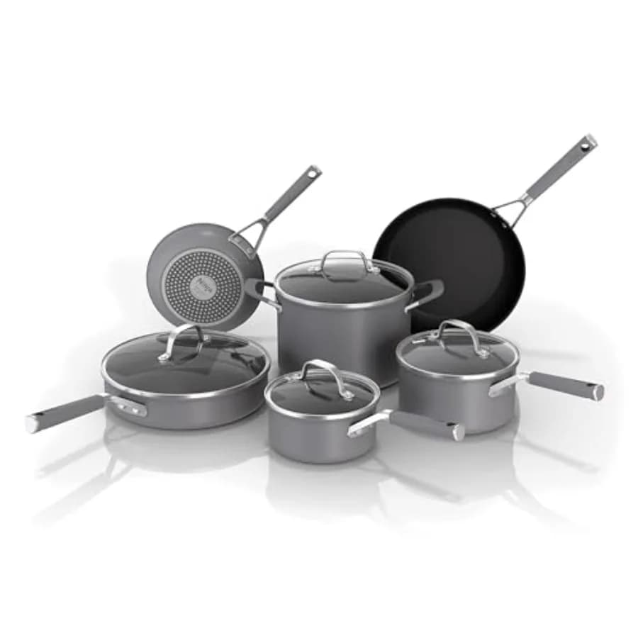 Set of 10 Pieces Anti-Fastening Brushes with Convenient Grip for Cooking on Stove, Cooker, Sauce Brush with Cover, Brush with Anti-Agent Cover