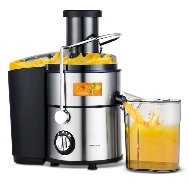 Spremiagrumi potente frullatore in acciaio inossidabile a bocca larga da 1000 W e spremiagrumi per frutta e verdura