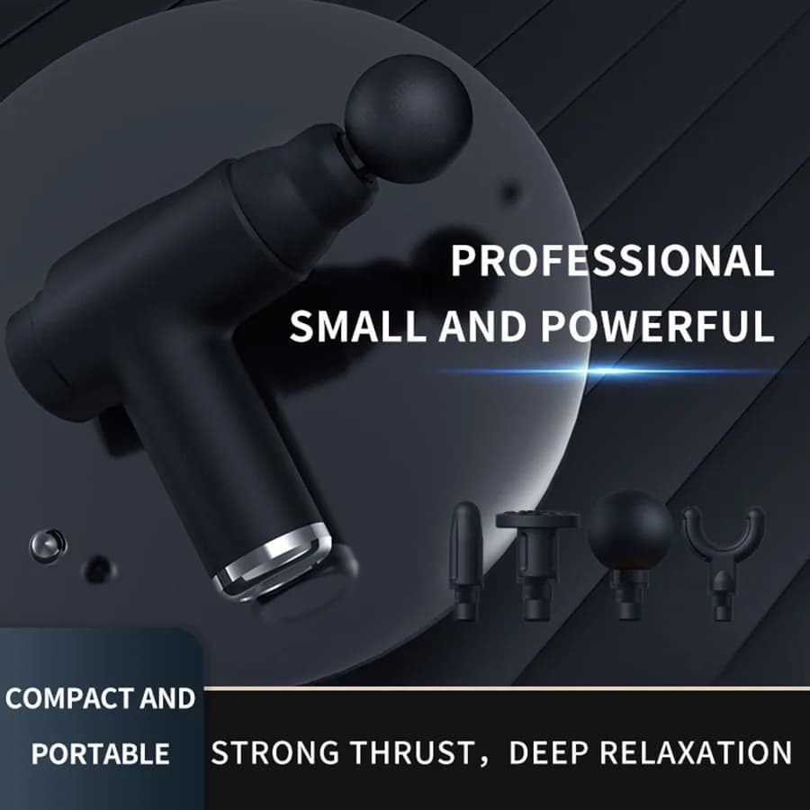 Full USB Body Massage Equipment Carrying Gun For Band With LCD Display and Multi Level For Charging Adjustment Suitable Attack