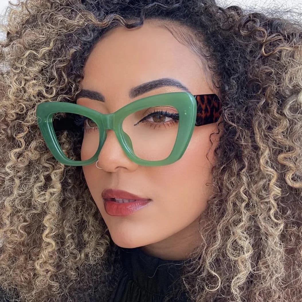 New Arrival Big Cat Eye Sunglasses Women's Square Vintage Sunglasses Brand For Women's Tone Male Sunglasses