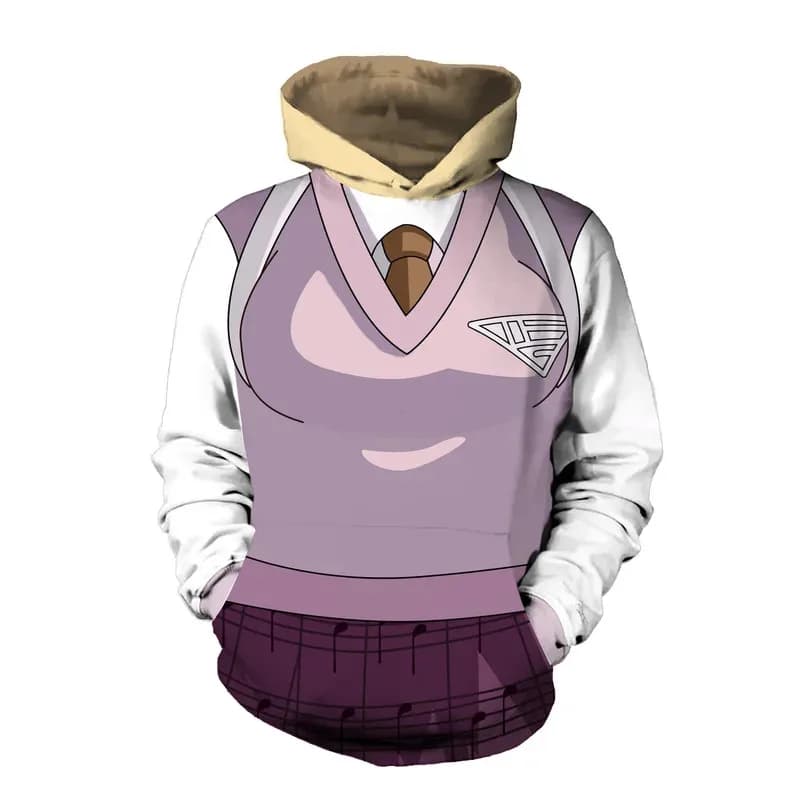 Anime Danganronpa V3 Hoodie 3D Monokuma Ouma Kokichi Kaede Akamatsu Cosplay Dresses for Men Woman Baby Casual Heat5;