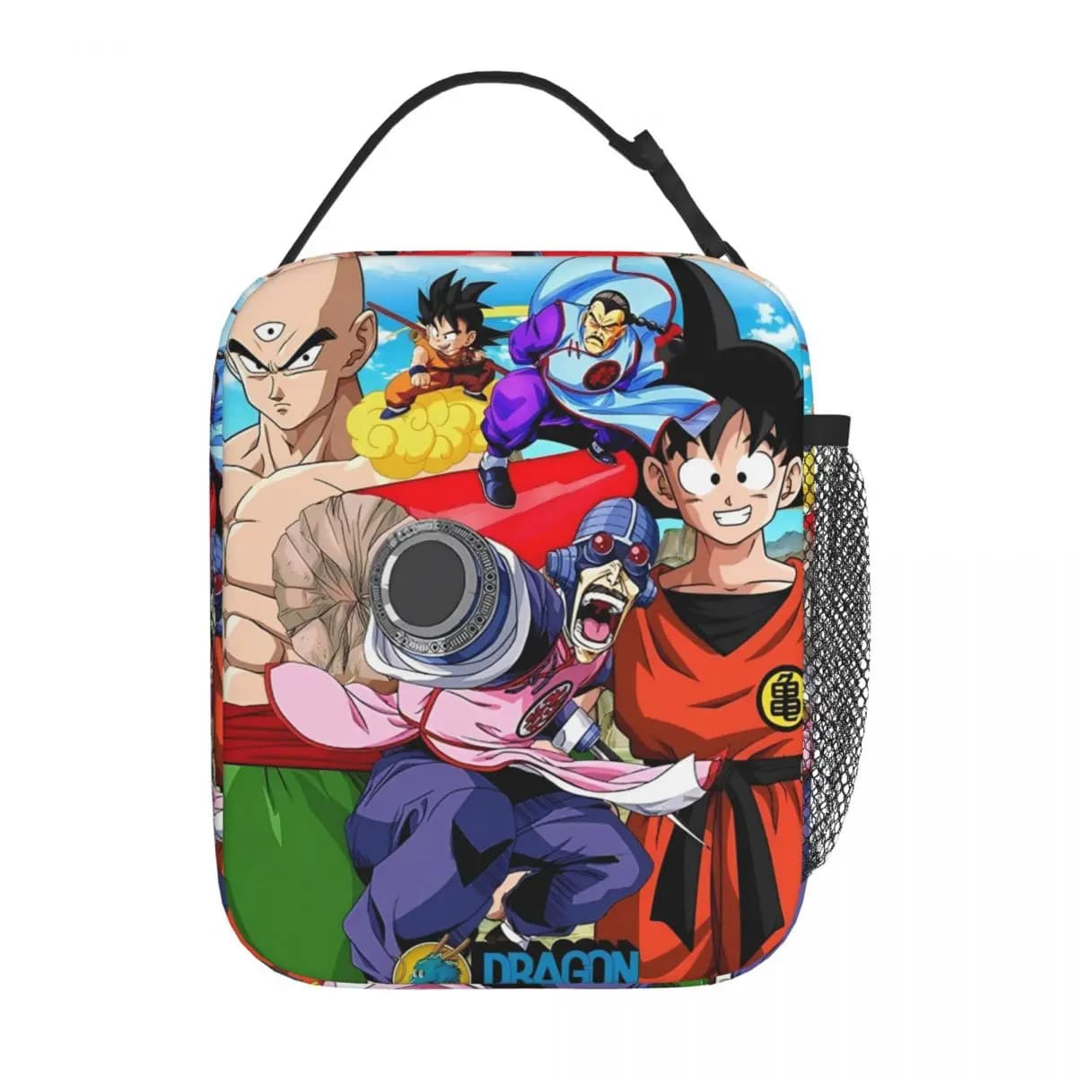 Borsa Termica Grande DBZ Goku Odyssey, Contenitore per Pasti con Cartoni Animati, Borsa Frigo per Pranzo, Borsa da Spiaggia e Picnic per Uomini e Donne