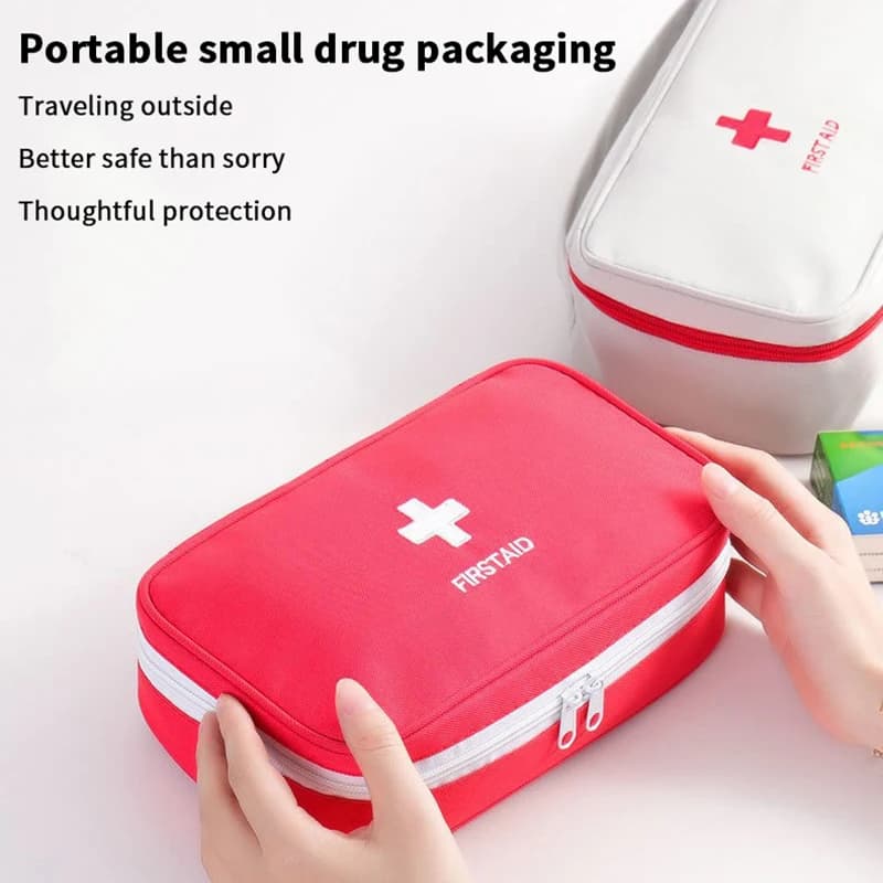 Kit di pronto soccorso vuoto di grandi dimensioni, pacchetto di emergenza portatile per la casa, auto, sopravvivenza all'aperto, disastro, terremoto, deposito medico