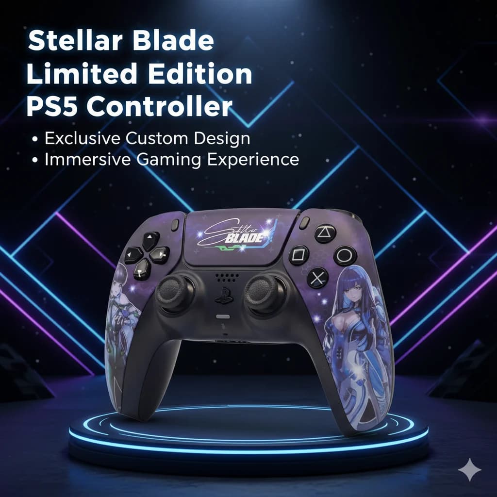 Guscio di Ricambio Stellar Blade per Controller PS5 DualSense, Accessori Fai-da-Te