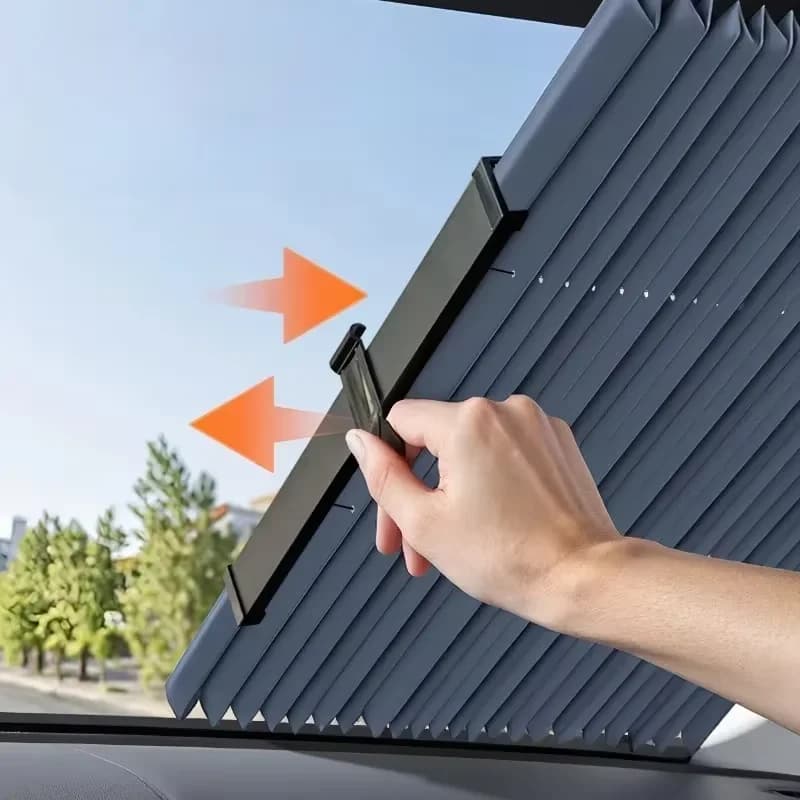 Tende per parabrezza per auto tende protettive retrattili con riflessione UV ombre parasole fresco
