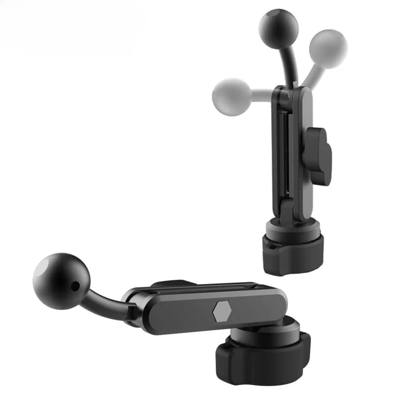 17mm Ball Head Connecting Extension Rod Car Phone Holder Joint Extension Phone GPS Stand 360° Rotatable Phone Mount Accessories
