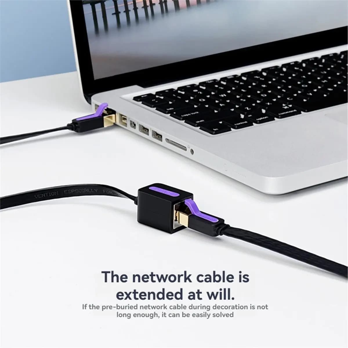 [VALUE PACK]1M Cat7 Ethernet Cable RJ45 Male to Female Lan Network Extension Cable 10Gbps for PC Laptop Router
