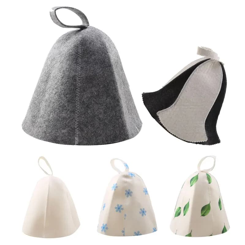 1PC Head Protection Head Bath Anti Heat Free Size Russian Style Shower Head Sauna Vaporarium Accessories Wholesale New