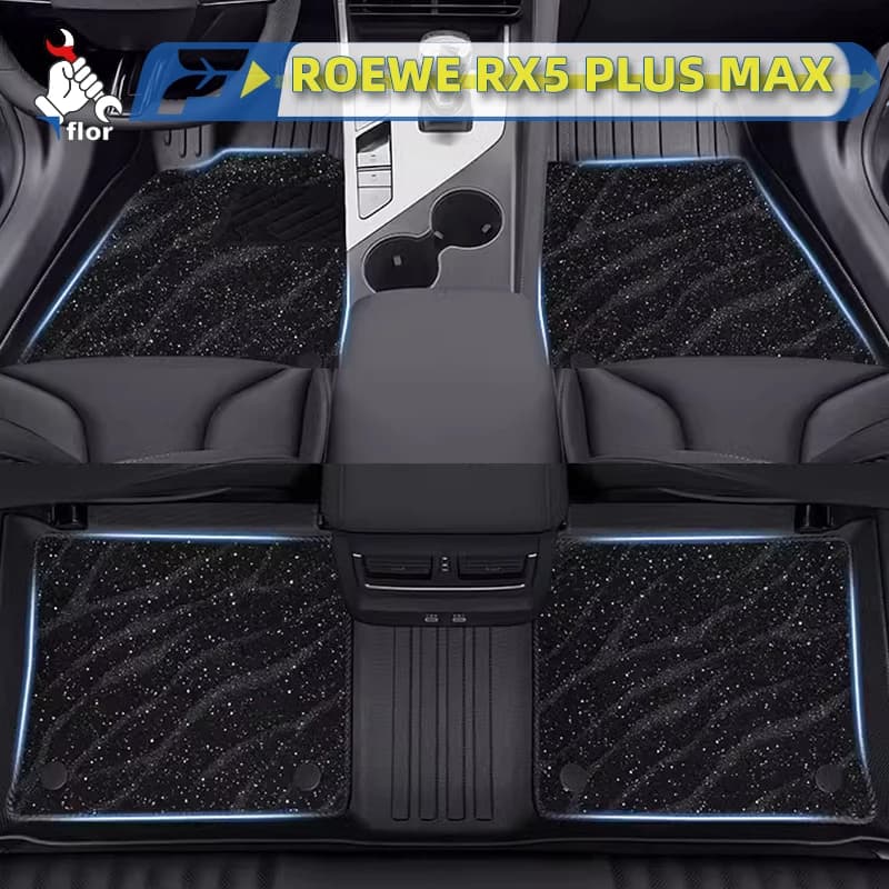 Per la guida a sinistra Tappetino per auto ROEWE RX5 PLUS MAX 2016-2023 Custom Fit Full Surround Tappetino Protezione interna Fodera