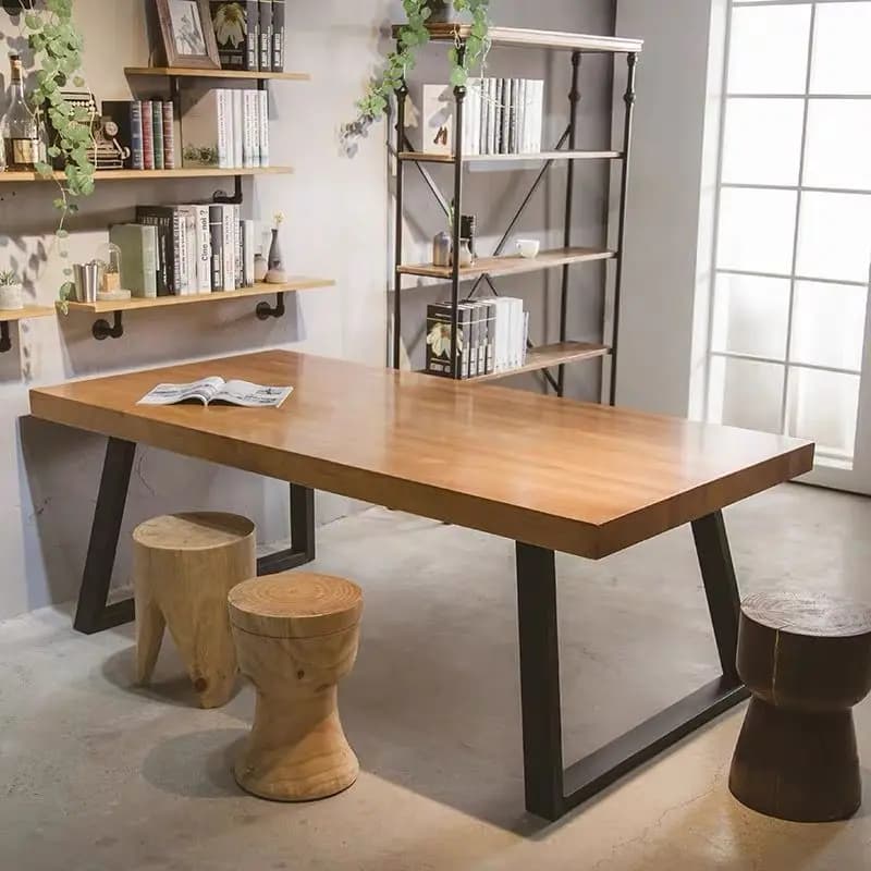 Scrivania Moderna con Mensola, Postazione di Lavoro in Legno, Organizzatore per Computer, Scrivanie da Ufficio Regolabili in Altezza, Mobili per Computer