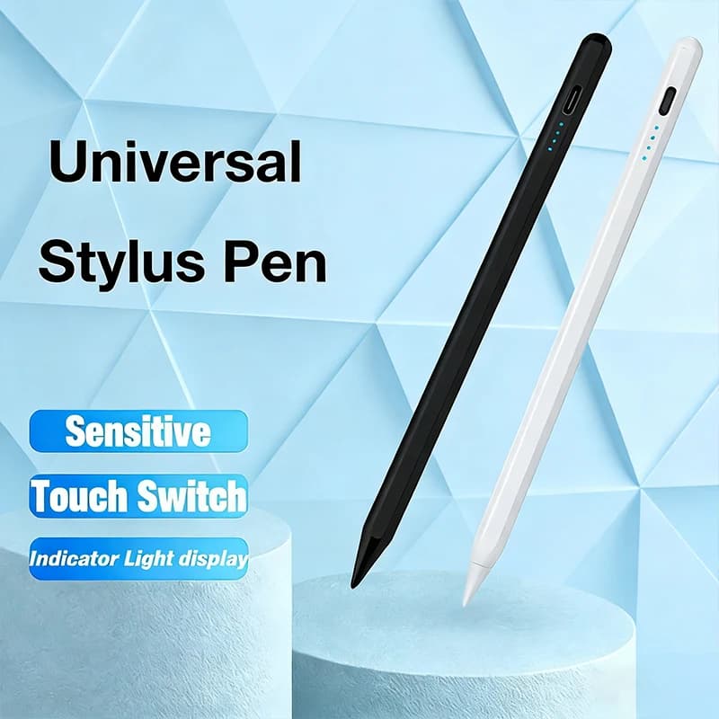 Penna Stilo Universale per Tablet e Telefoni iOS, Android, Windows, Multicolore, Stilo Capacitivo per Disegno e Scrittura
