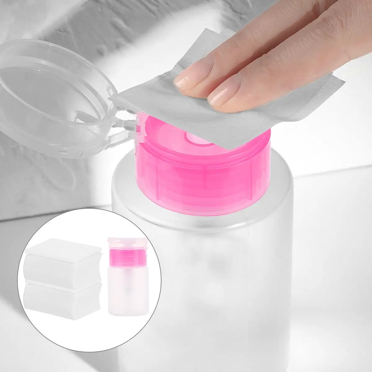 Set of 500 Tamps for Removing Disposable, Soft and Super Absorbents, US Sauces and Nail Cleaner, for Domestic and Professional Use