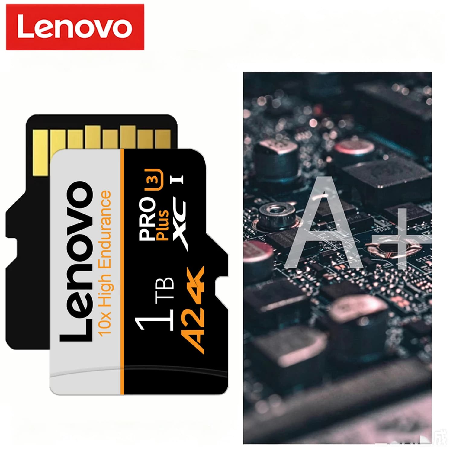 Scheda di memoria SD Lenovo da 1 TB, scheda flash TF ad alta velocità, scheda Micro SD per video 4K Full HD da 128 GB, 256 GB, 512 GB per fotocamera e PC Xiaomi