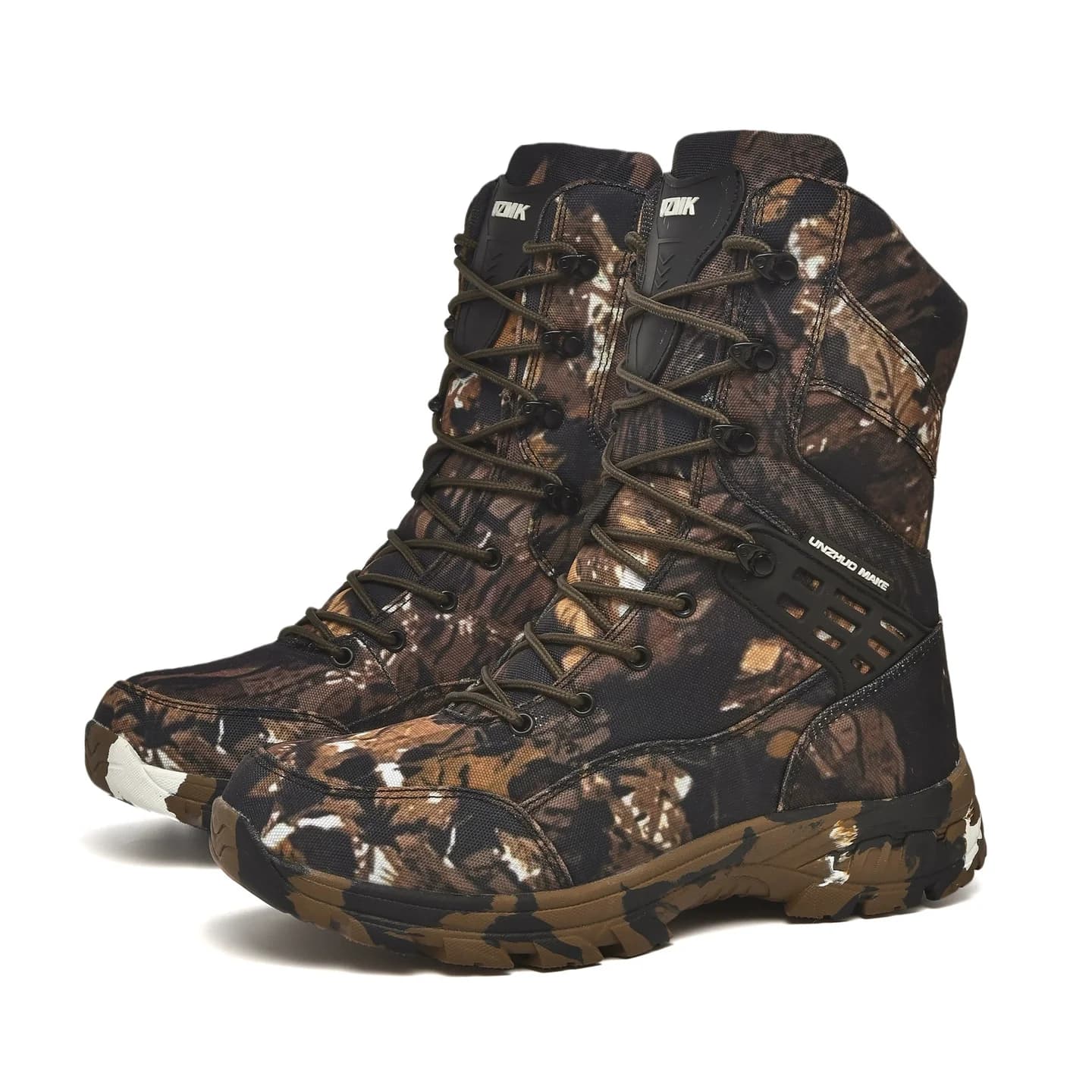 Scarpe tattiche da deserto traspiranti da uomo Stivali da caccia mimetici Scarponi da trekking per alpinismo resistenti all'usura fuoristrada all'aperto