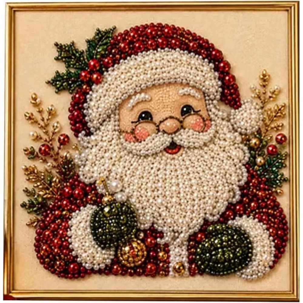 Christmas Diamond Painting, DIY 2D Flat Diamond Art, Christmas Wall Decor, Unframed Gem Painting, Home Decoration Gift