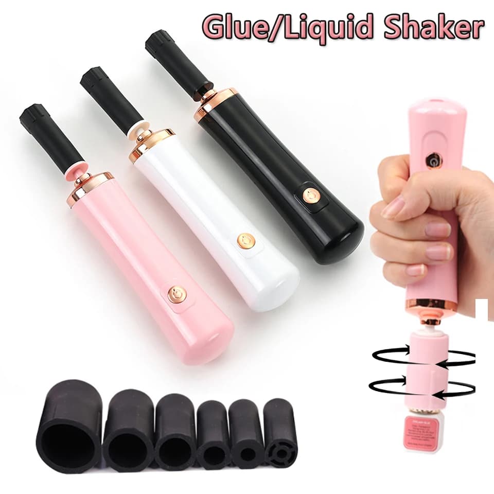 Portable Electric Agitator for Eyelash Collar, Battery Mixer for Disposable, Tattoo Ink, Liquid Pigments, Eyelash Collar