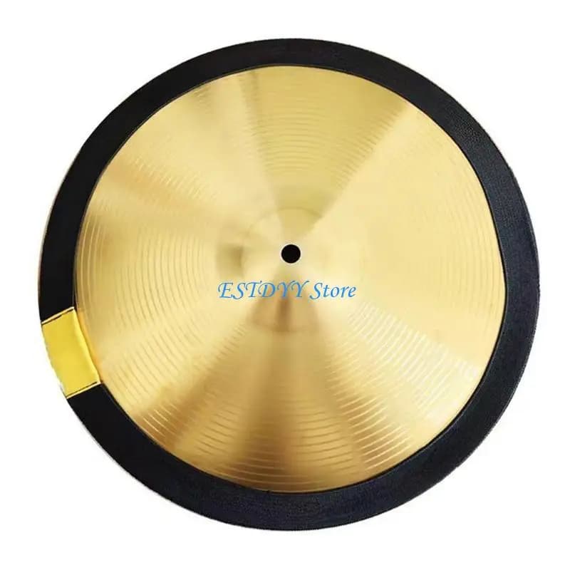 G6DE Drum Cymbal Mute Pads Mute Silencers Replacement Drumming Practice Pad Drum Dampeners Marchings Snare Drum Accessorys