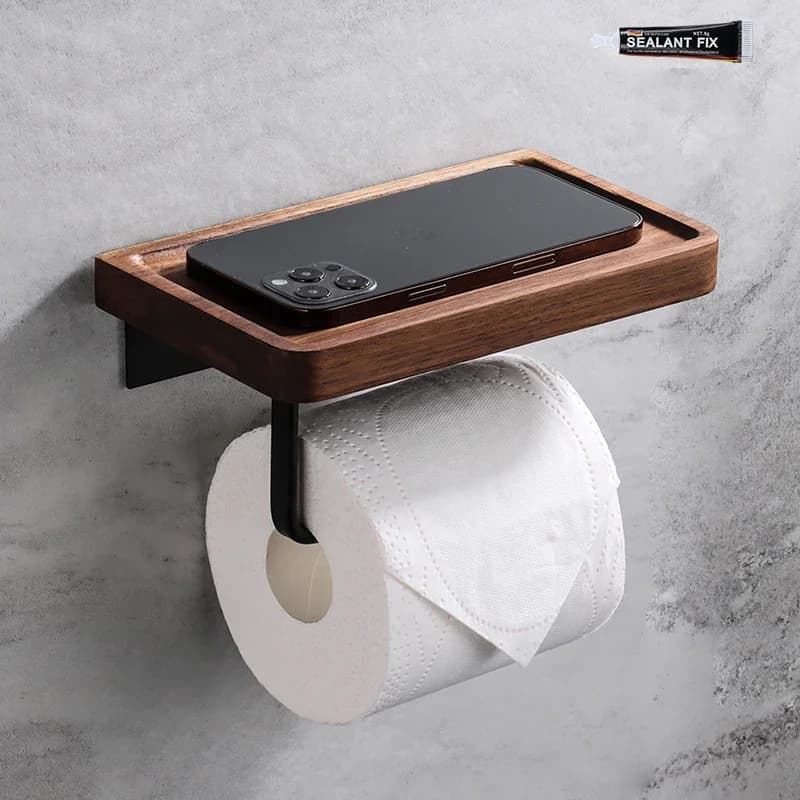 Portarotolo per carta igienica, montaggio a parete con vite automatica per piccoli oggetti, porta fazzoletti per bagno, cucina, camera da letto