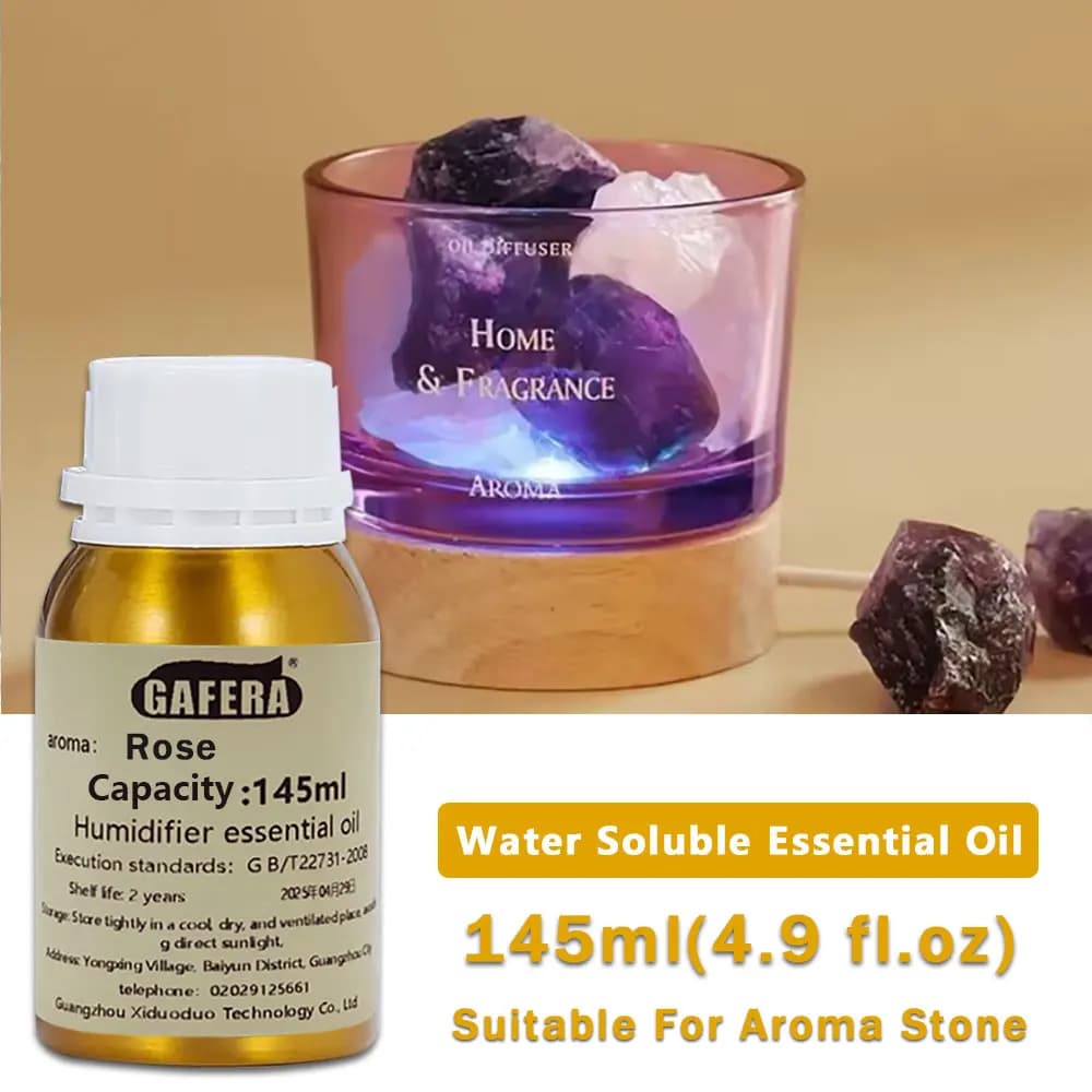 GAFERA 145ml (4.9 fl.oz) Olio Essenziale Rose/Green Encounter/Black Opium - Per Pietre Profumate, Umidificatori e Diffusori in Legno