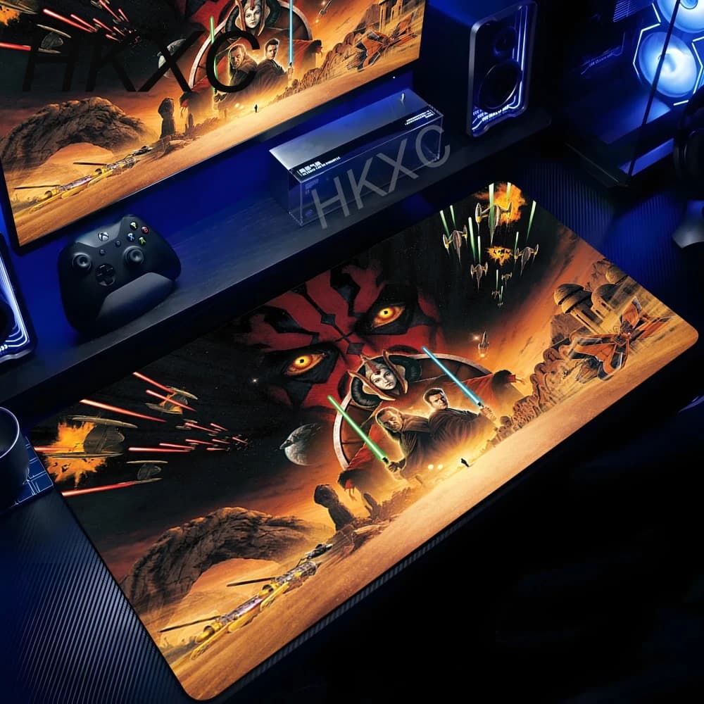 Tappetino per mouse Anime Star Wars Accessori da gioco Varmilo Tappetino per tastiera 90x40cm Tappetino da scrivania Gabinete Gamer Tappetino per mouse XXL Tappetini per mouse