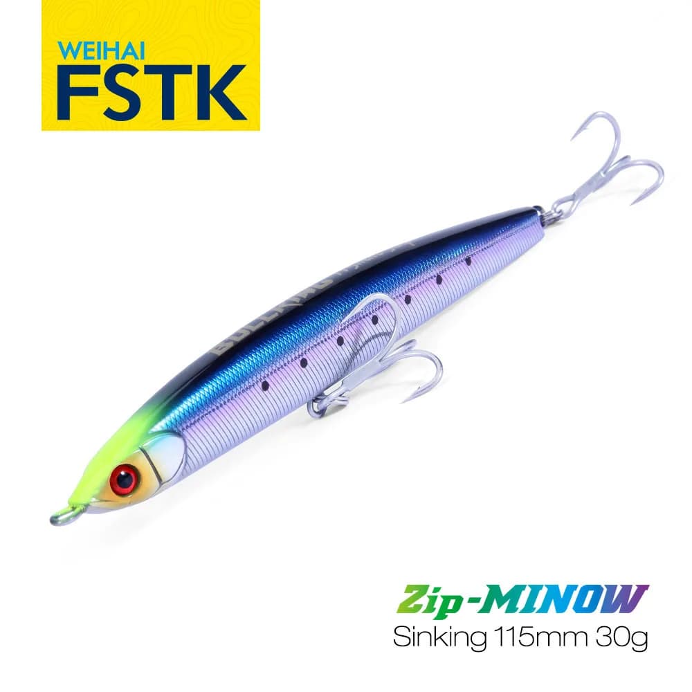 FSTK Pesante Bastone Richiamo di Pesca 30g 115mm Plastica Affondamento Minow Matita Bass Wobblers Nuova Casting Minow Affondamento Matita per la Pesca