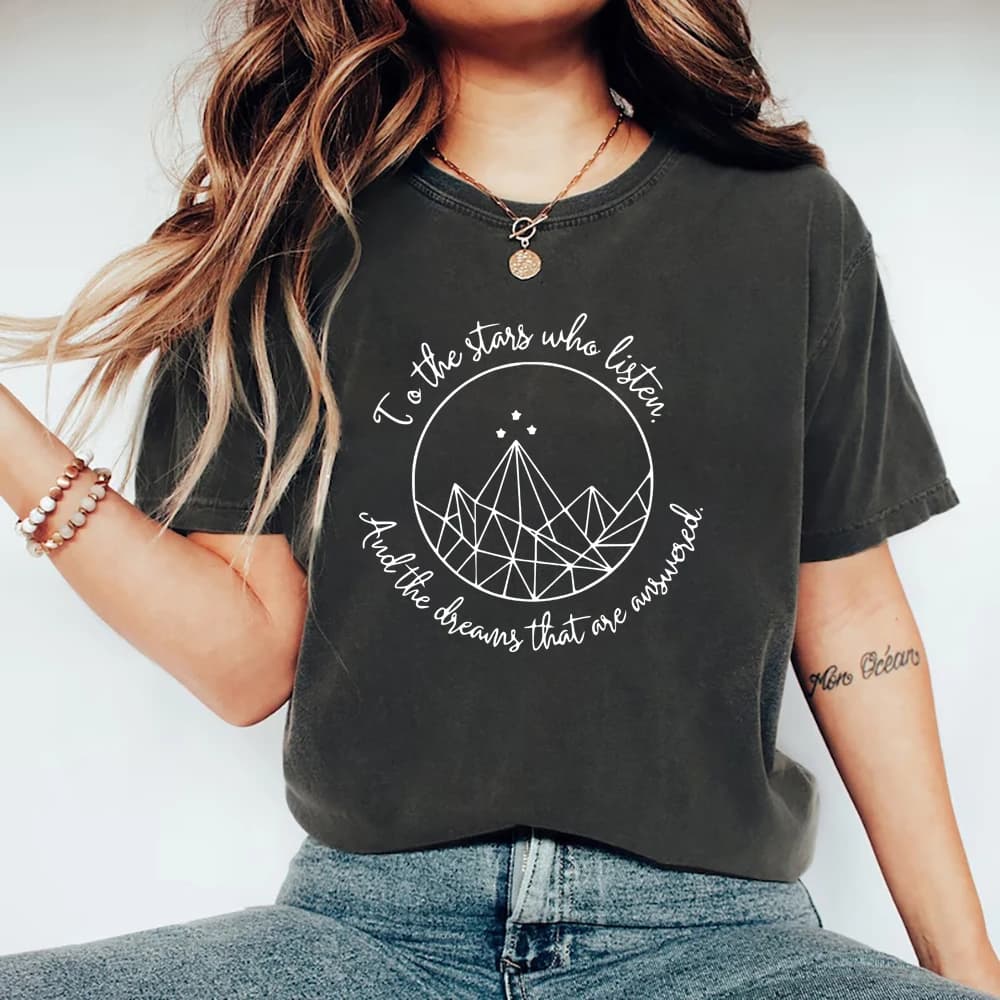 Acotar Velaris Tshirt Night Court Shirt Sarah J Mass ACOTAR T Shirt Velaris City of Starlight Unisex T-shirt Summer Tops Tee