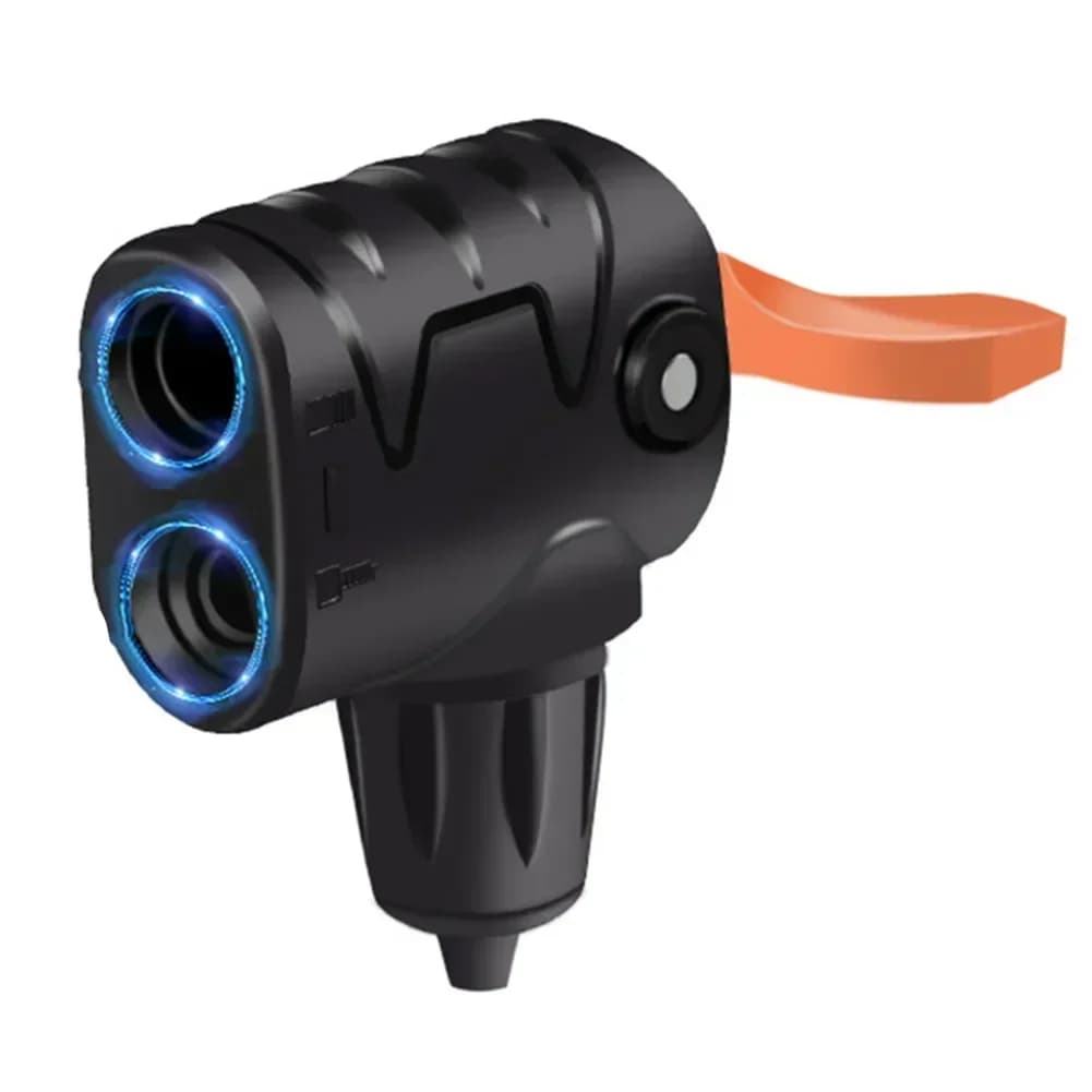 Adattatore per tubo flessibile per ugello pompa da bicicletta Accessori per parti di pompaggio a doppia testa Convertitore per valvola pompa gonfiabile portatile F/V A/V