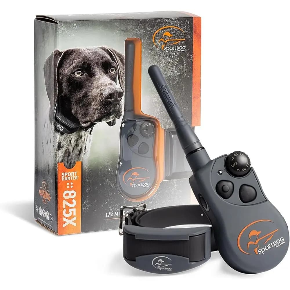 SportHunter 825X - Collare per addestramento remoto - Allenatore di range Hal-Mile - Collare elettronico per cani Waterproo - Batteria a ricarica rapida - Statico, Vib