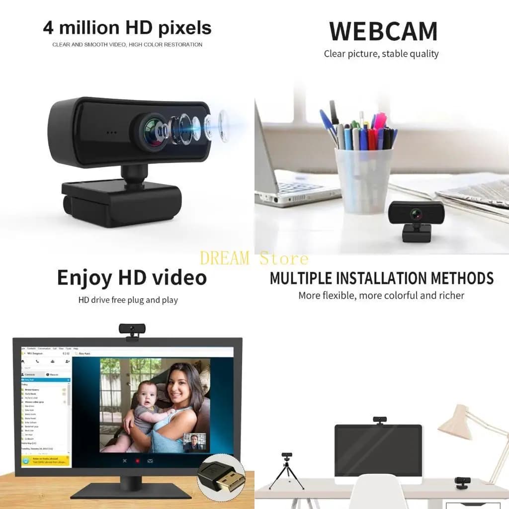 USB webcam for computer 2040x1080P 2K WebCamera with microphone for live transmission best sale