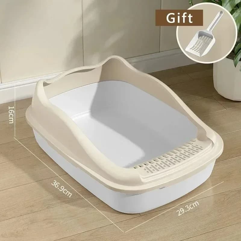 Lettiera per gatti Sabbiera per animali domestici di piccole dimensioni per toilette antispruzzo per gatti Kitty