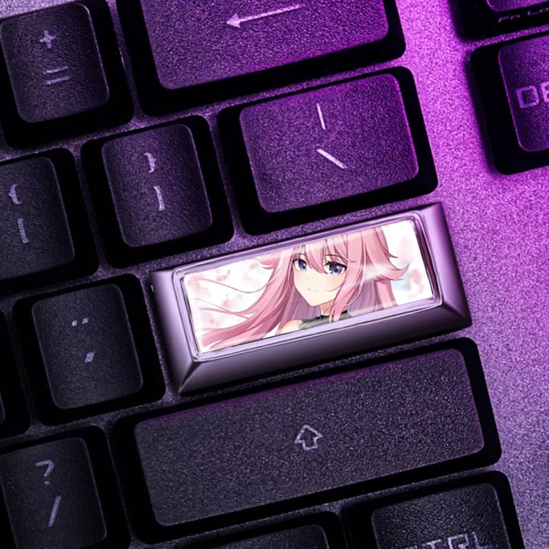 Honkai: Star Rail Keycaps Tab tastiera in lega di zinco metallo tastiera meccanica Keycap accessori R4 Cherry Profile Anime Keycaps