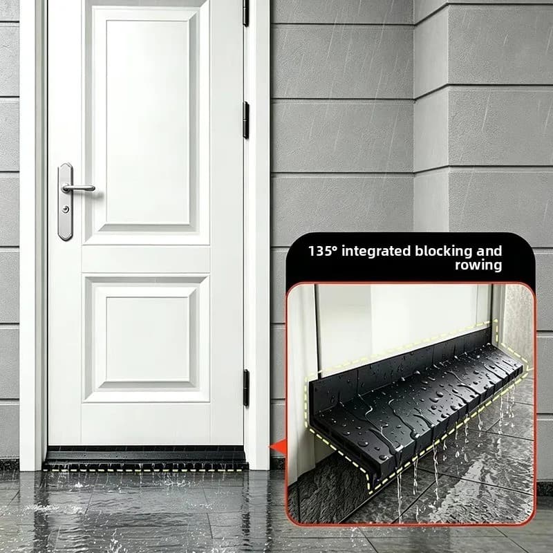 Home Rainproof Door Draft Stopper TPE Sealing Strip Sliding Window Blocker Waterproof Weatherstrip Guard Anti Backflow