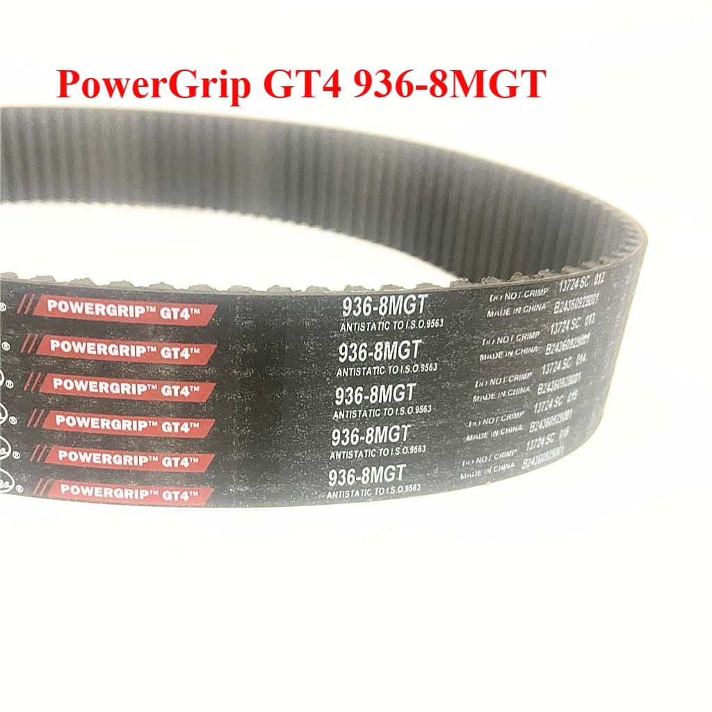 PowerGrip GT4 936-8MGT Arc Teeth Timing Belt 3D Printer CNC Machine Textile Machine Fan Drive Belt Replacement for GT3/GT2