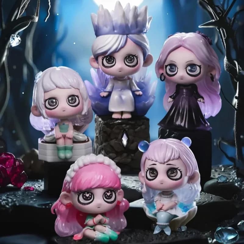 Genuino Kiki V2 To The Guardian Star Series Blind Box Cute Anime Figure Doll Mystery Box Desktop Ornament Collection Modello regalo