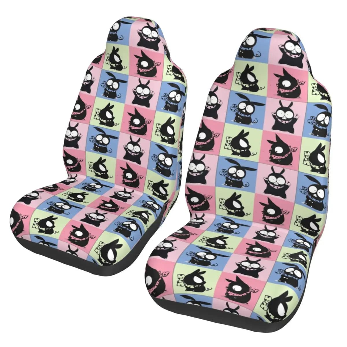 Prime P-Chan Auto Series Covers, Interior Accessories, Anime Ranmas Fabric Auto Seat Protector for Women, Fishing