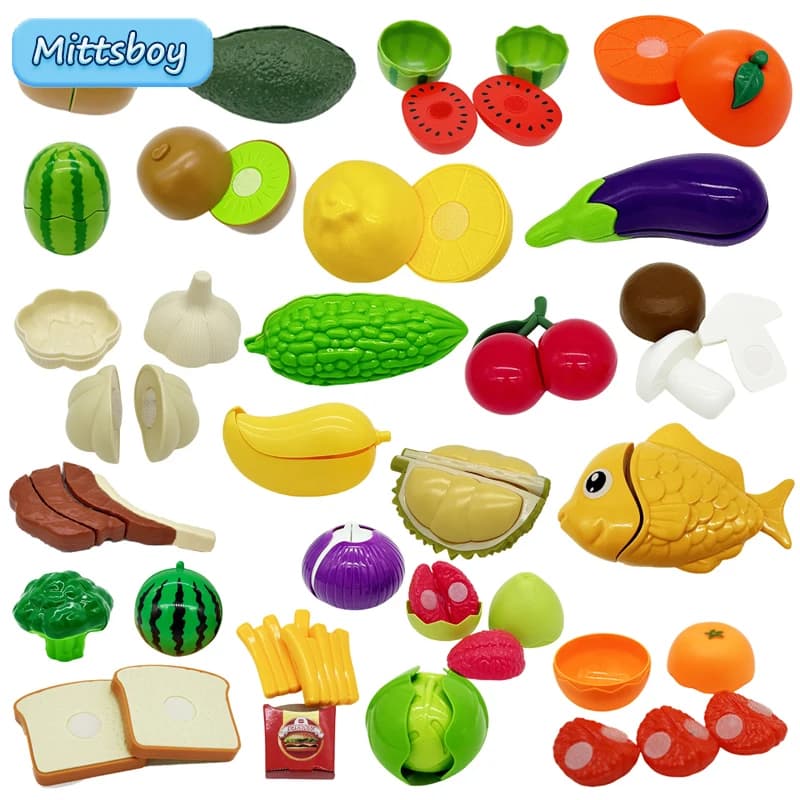 1 pz Montessori Pasta Chechele Simulazione Durian Pompelmo Ciliegia Giocattolo Educativo Casa Da Gioco Decomprimere Giocattolo Educativo Regalo