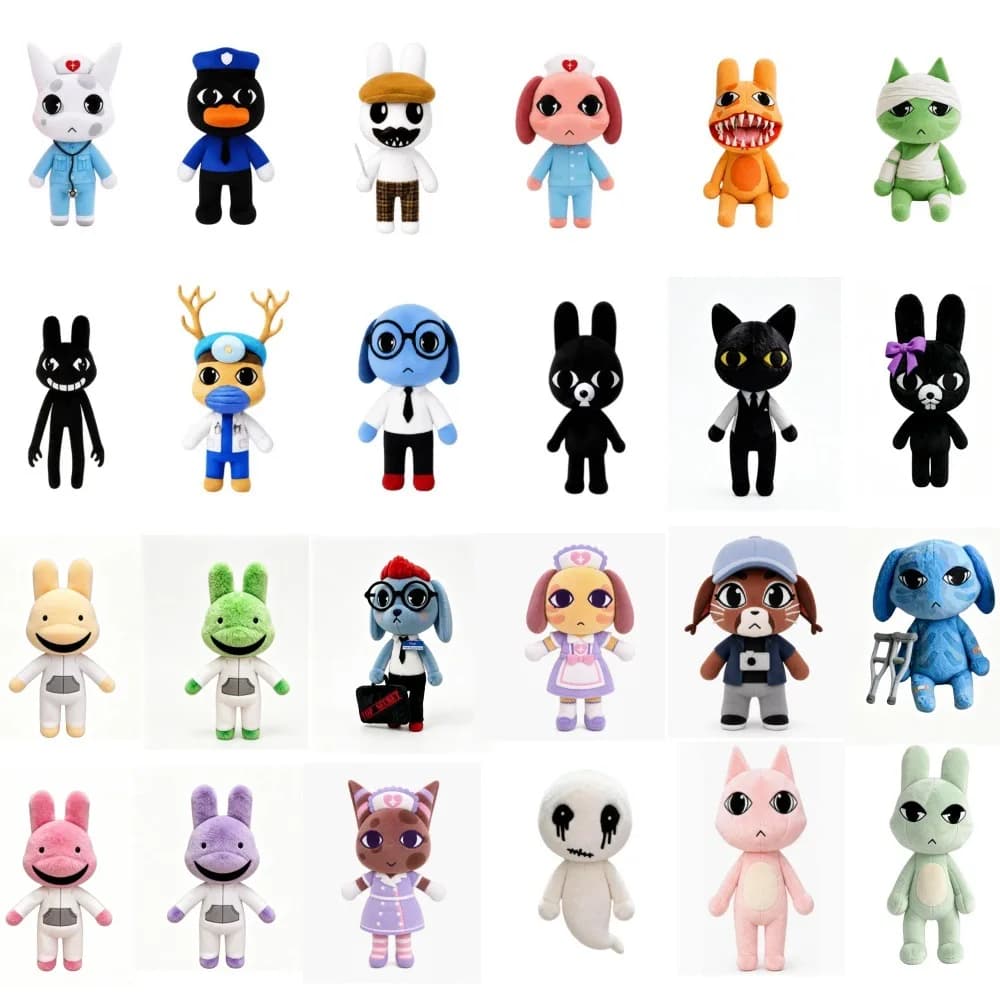 Animal Hospital Plush Toy Horror Game Animal Hospital Anomaly Cat Dog Penguin Bunny Animal Hospital Accessories Birthday Gifts