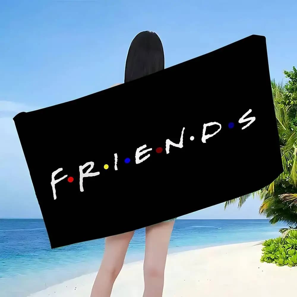 Classic F-Friends Series TV Big Microfiber Beach Towels Quick Dry Towel Sand Beach Towels Pool Towel for Travel Swim Pool Yoga