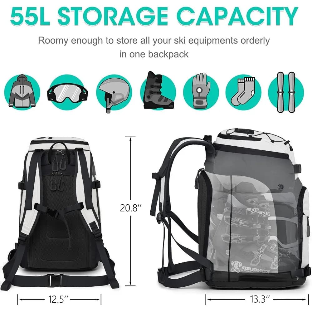 2025 Snowboard Shoe Bag Helmet Bag Single Snowboard Snow Shoe Bag Double Shoulder Ski Bag Single Snowboard Backpack