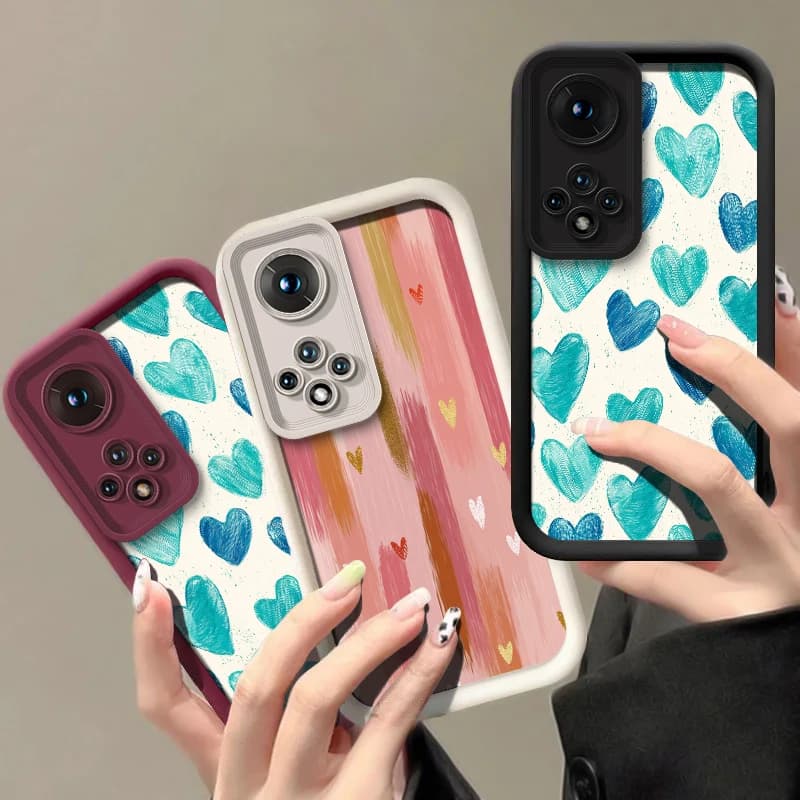 Heart-resistant Soft Cover for Huawei Honor X7A X7D Magic 8 Pro 5 6 7 Lite X60 Pro X30 X9C Smart X8B X8A