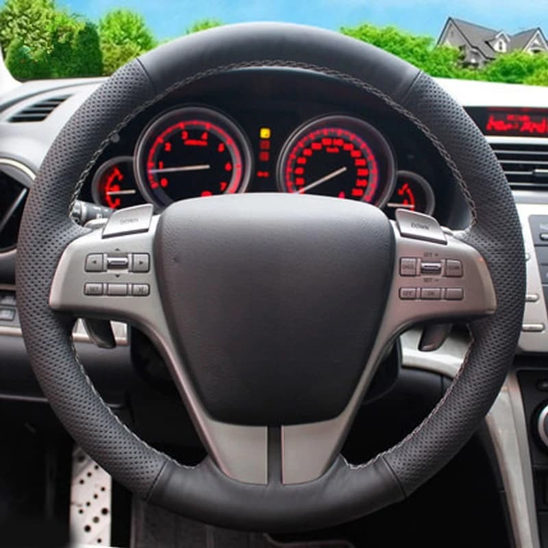 Black Artificial Leather Cover for Mazda 6 2009