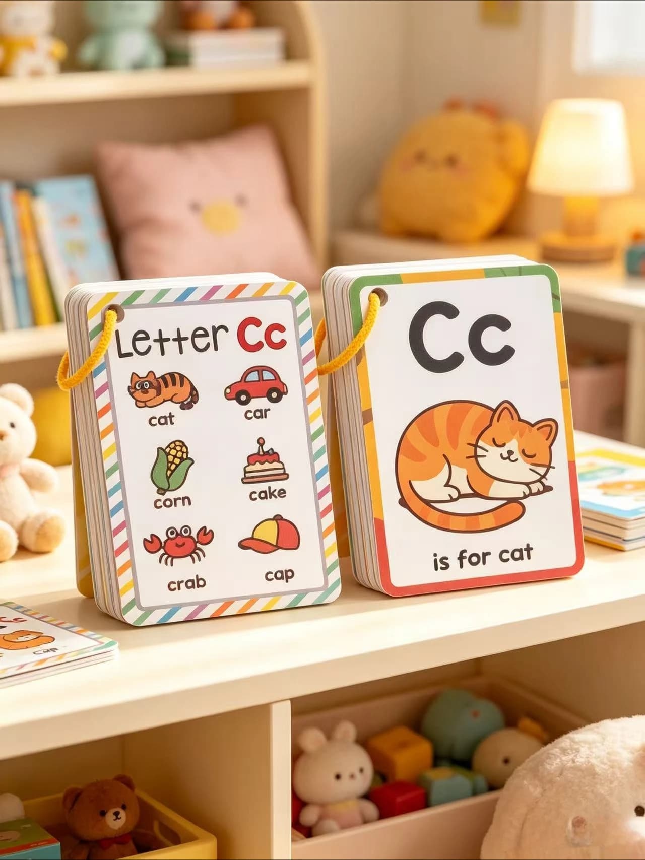 English Alphabet Flash Cards A-Z 26 Letters 156 Sight Words Early Educational Phonics Learning Toy For Toddlers Preschool Gifts