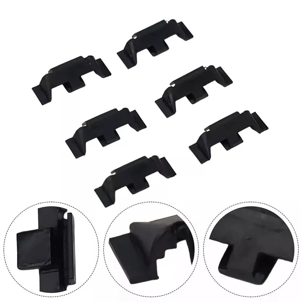 for Mini Cooper R55 R58 Headlight Trim Ring Clips 51132752145 R55-R60 F56 Black Plastic Car Lights Base 12pcs