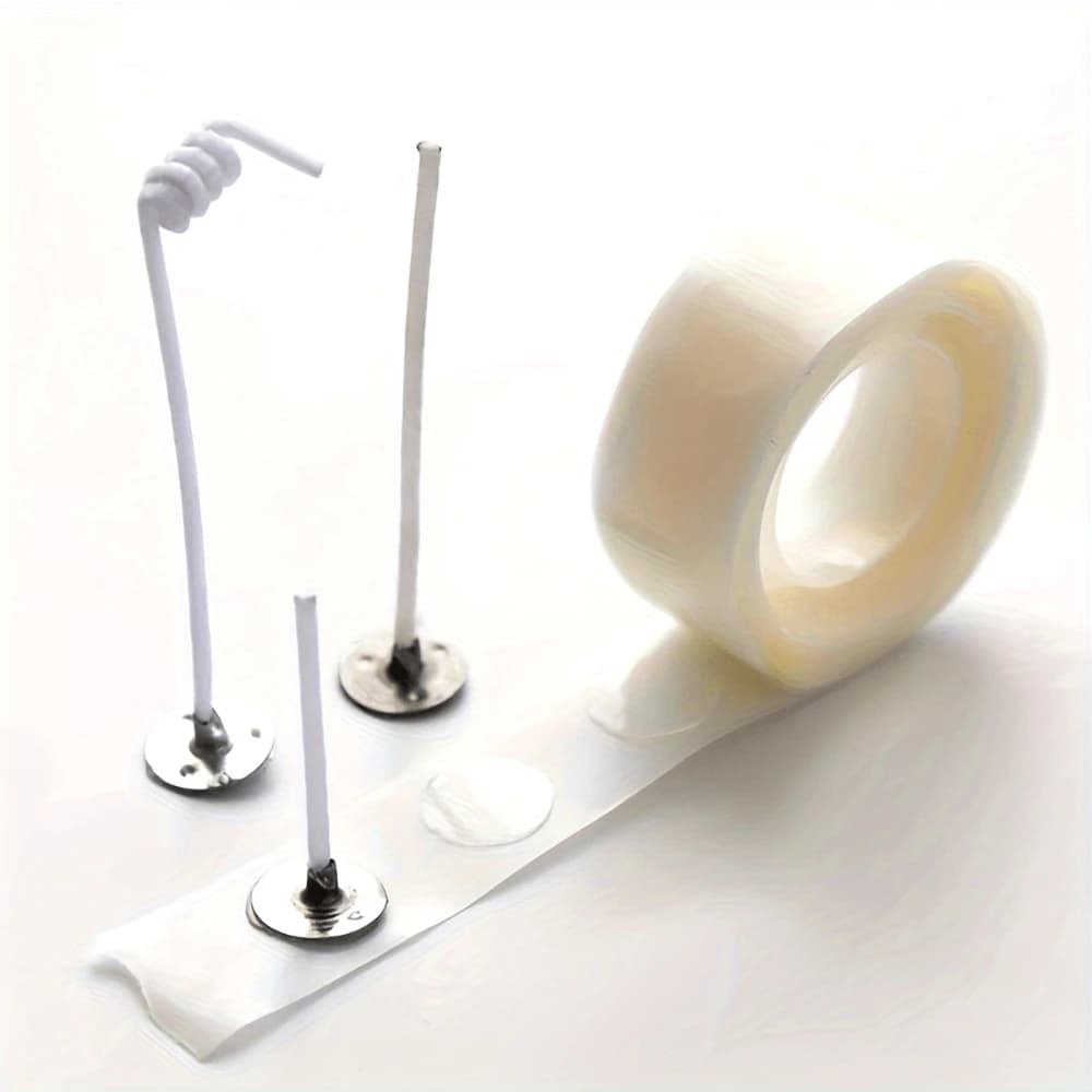 100 pz/1 rotolo Trasparente Double Sided Colla Dot Acrilico Adesivo Candela Stoppino Fixer Colla Palloncino Decor Fisso Nano Nastro FAI DA TE Fatti A Mano mestiere