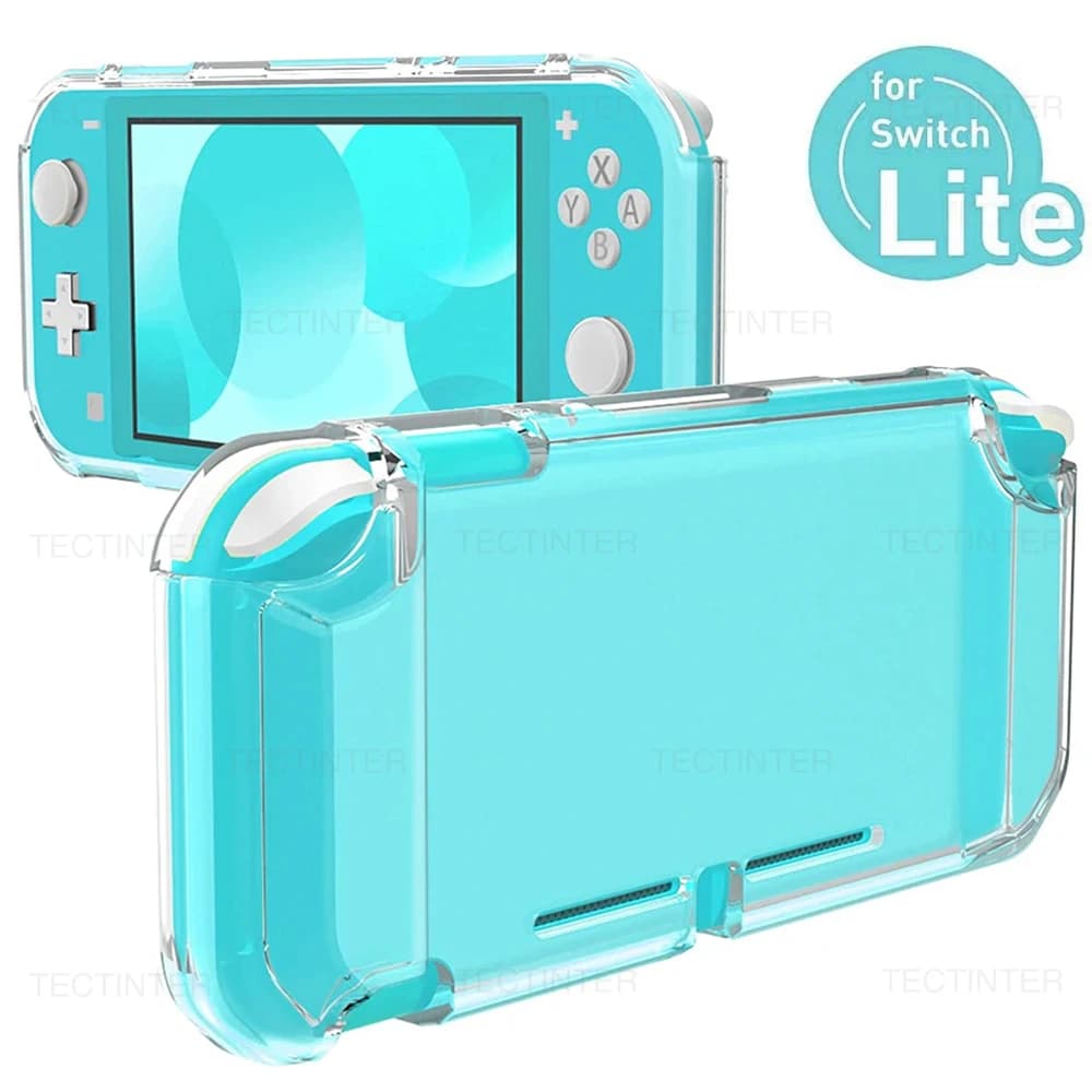 Custodia protettiva trasparente in TPU per console Nintendo Switch Lite Protezione morbida trasparente per la pelle per accessori Switch Lite
