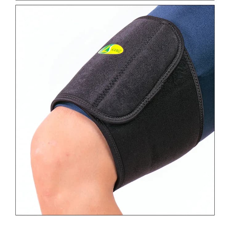 Leggings sportivi in tessuto mercerizzato da 2 pezzi Tessuto per immersione traspirante regolabile Copertura protettiva per allenamento