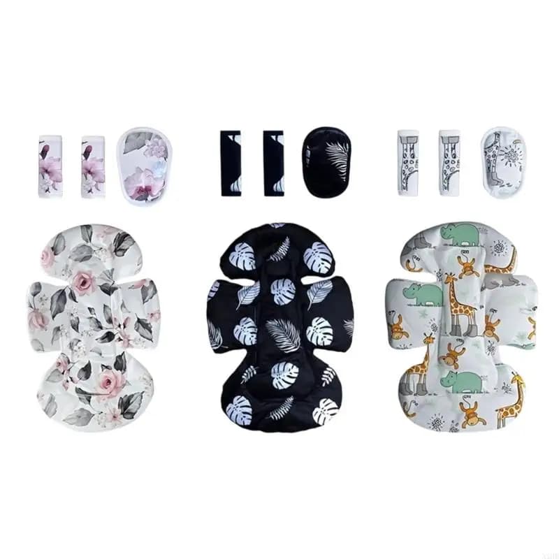 Coperchio imbracatura per cuscinetti per cuscini per sedili per bambini con accessori per carrelli per bambini godersi il