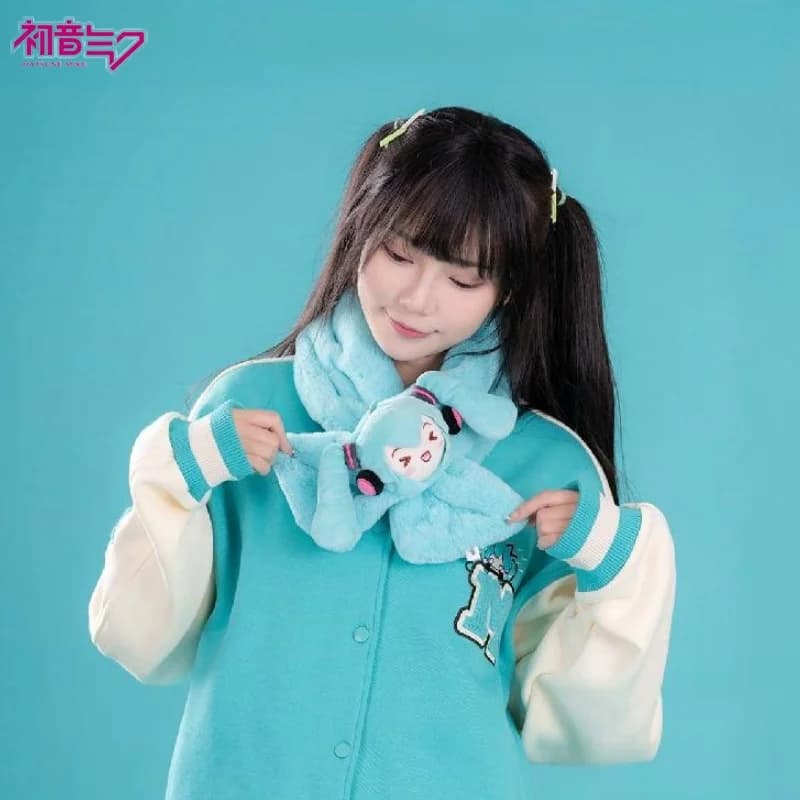 Nuovo Hatsune Miku Ear Moving Hat Squint Eyes Series Berretto da salto Cappelli caldi invernali Cosplay Autunno e inverno Cappello caldo Sciarpa regalo